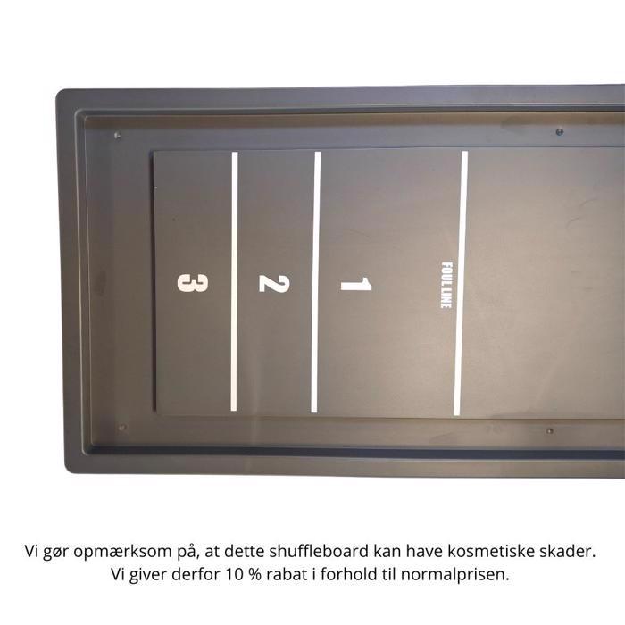 Søgaard shuffleboard i grå til spillet shuffleball